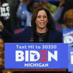 Kamala Harris at Joe Biden rally