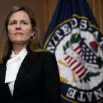 Supreme Court nominee Judge Amy Coney Barrett at the Capitol in Washington