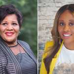 A composite photo of Alice Marie Johnson and Syrita Steib-Martin.