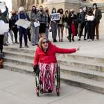 Protest over child care funding in Idaho