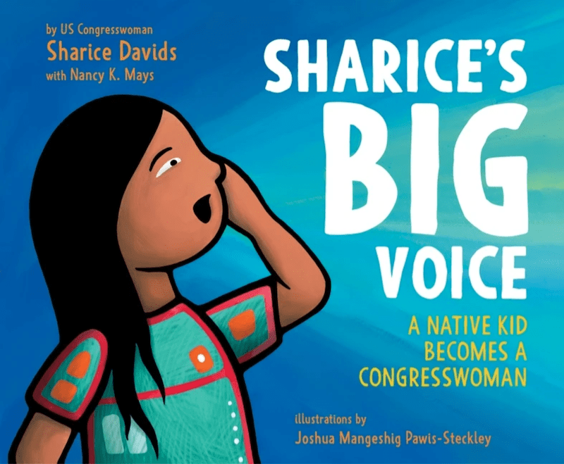 The cover of "Sharice's Big Voice."