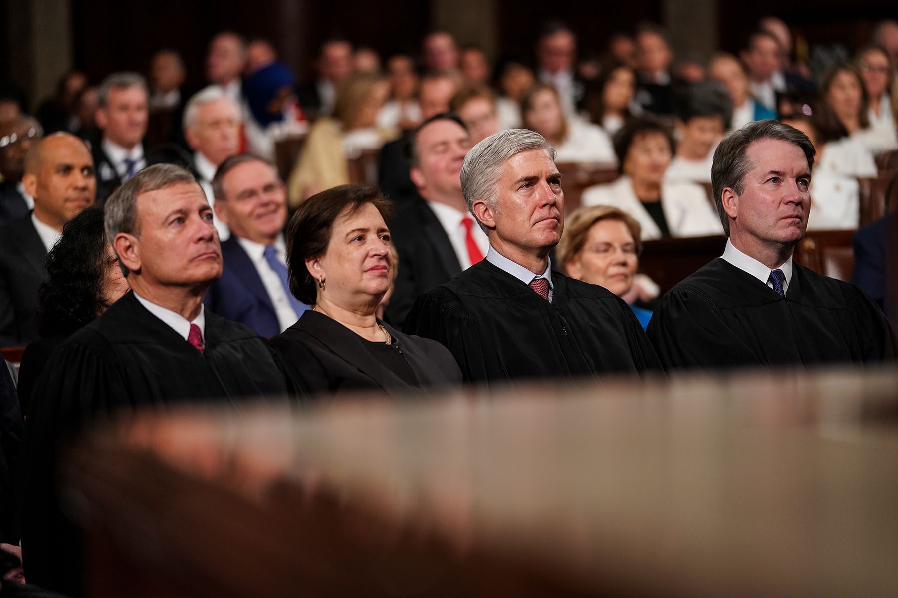 Supreme Court Justices attend the State of the Union address.