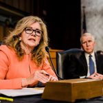 Sen. Marsha Blackburn speaks during Supreme Court nominee Judge Ketanji Brown Jackson's confirmation hearing.