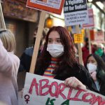 Pro-abortion rights demonstrators march in Chicago in March 2022.