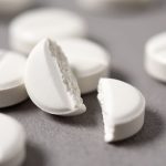 A close up of pills on a table