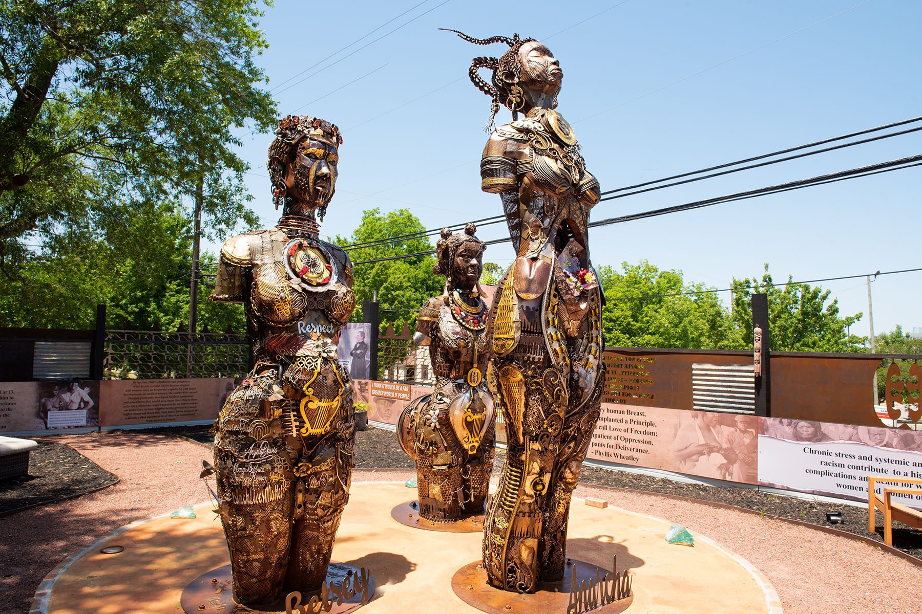 The Mothers of Gynecology Monument in Montgomery, Alabama.