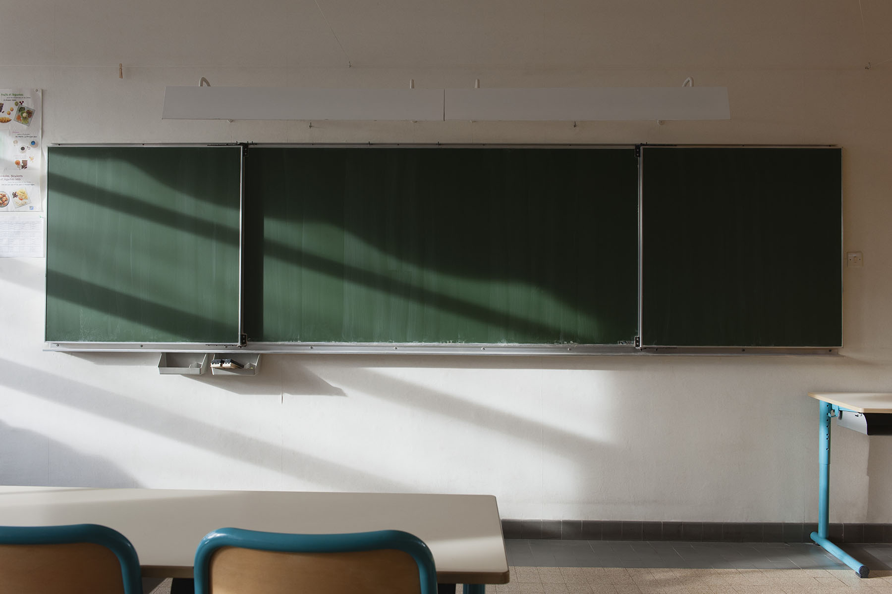 Empty classroom