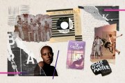 A photo collage for of African Americans in the arts for Black History Month.