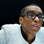 Dr. Claudine Gay testifies during a hearing at the Capitol in Washington, D.C.