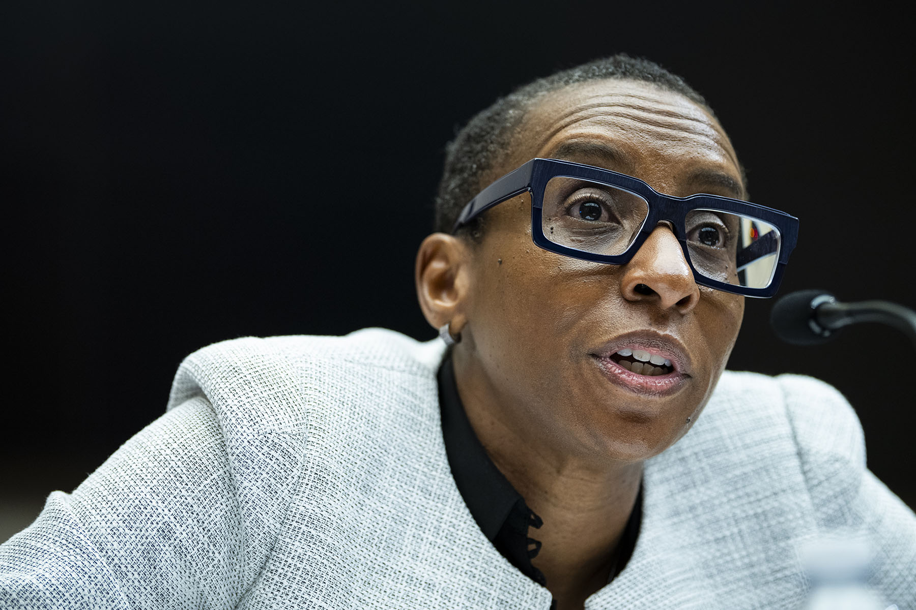 Dr. Claudine Gay testifies during a hearing at the Capitol in Washington, D.C.