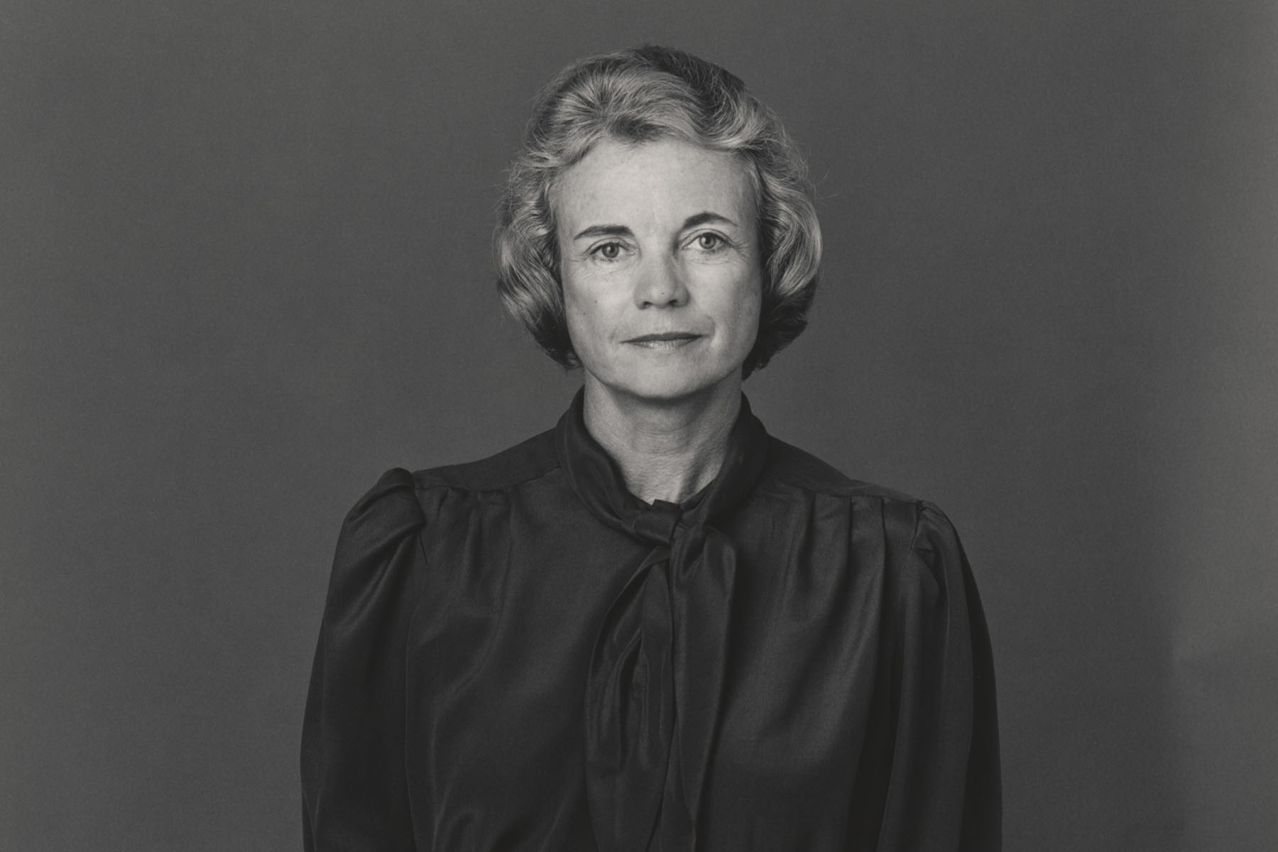 A portrait of Sandra Day O'Connor by Michael Arthur Worden Evans