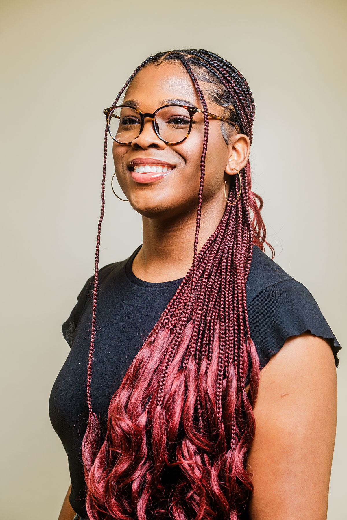 A headshot of 19th News fellow Eshe Ukweli.