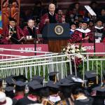 President Joe Biden addresses graduates of Morehouse College in Atlanta