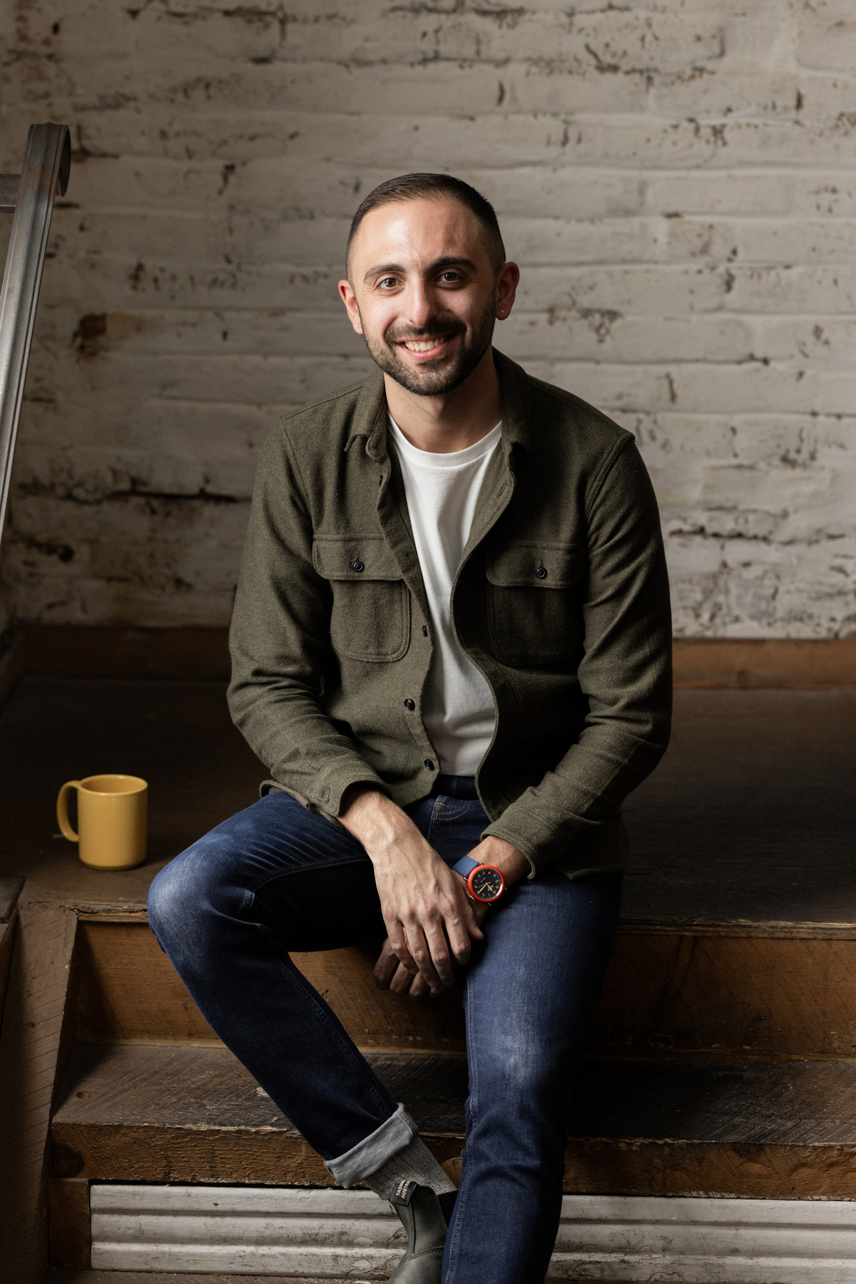 A portrait of journalist and former Boy Scout Mike De Socio.