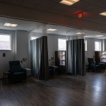 A recovery room is seen at Planned Parenthood Health Center in Louisville, Kentucky.