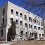 The exterior of the Burleigh County Courthouse in North Dakota.