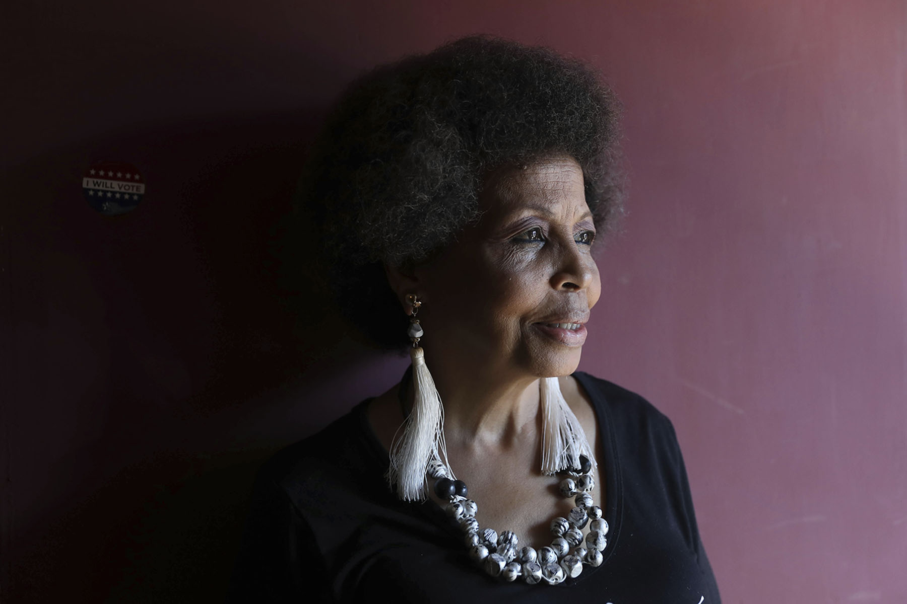 Mattie Scott stands for a portrait at her home in San Francisco, California.