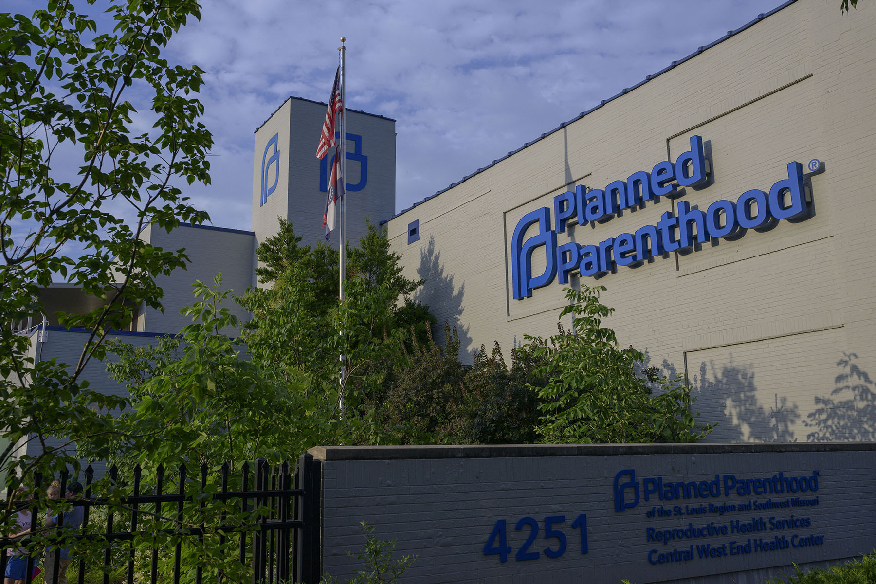 The exterior of a Planned Parenthood building in St. Louis, Missouri.