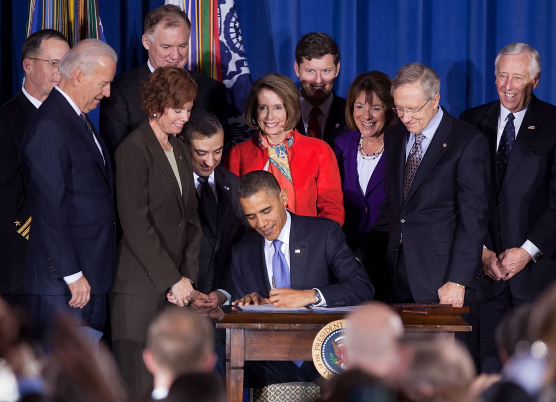 President Barack Obama signs the Don't Ask, Don't Tell Repeal Act of 2010