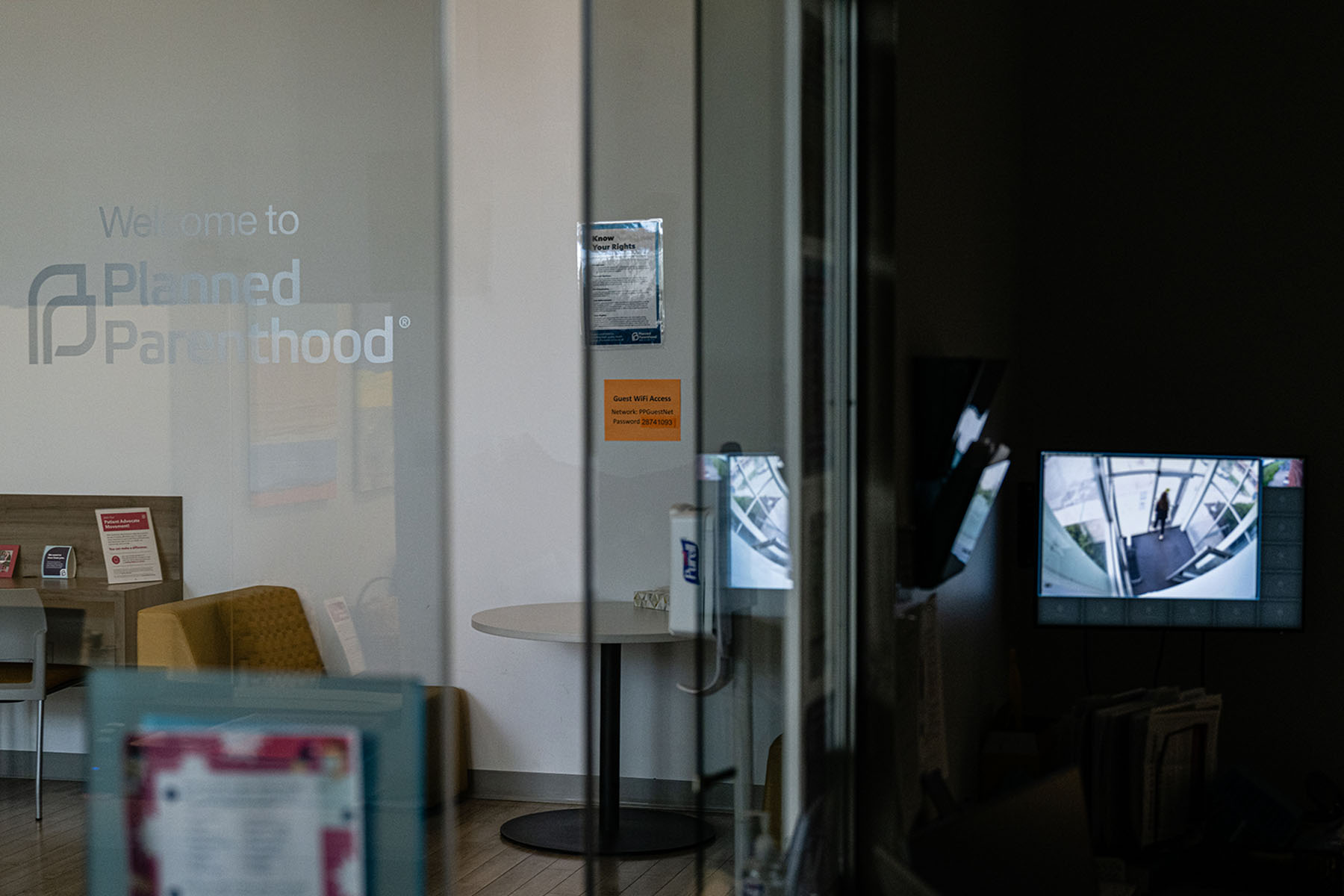 The waiting room area of a Planned Parenthood Health Center