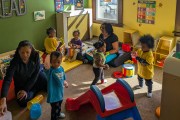 Toddlers play at Dill’s family child care.
