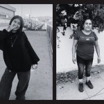 Left: Nory Sontay Ramos smiles and holds up a peace sign. Right: Estela Ramos stands near a wall and flowering plant. The mother and daughter were deported to Guatemala on July 4, 2025.