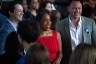 Juliana Stratton greets guests at a rally on June 26, 2025 in Chicago, Illinois.