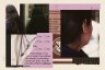 A collage combining multiple partial portraits: a woman’s dark hair seen from the back, another woman in profile with a small stud earring, and a close-up of layered necklaces including a cross. Surrounding these images are torn paper fragments of U visa documents, checkboxes, and text listing criminal charges.