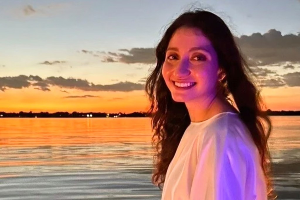 Ward Sakeik on her honeymoon in St. Thomas.