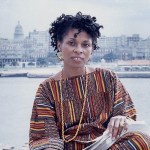 Assata Shakur holds the manuscript of her autobiography in Havana, Cuba.