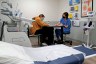 A doctor speaks to a patient about the medical abortion process at a Planned Parenthood.
