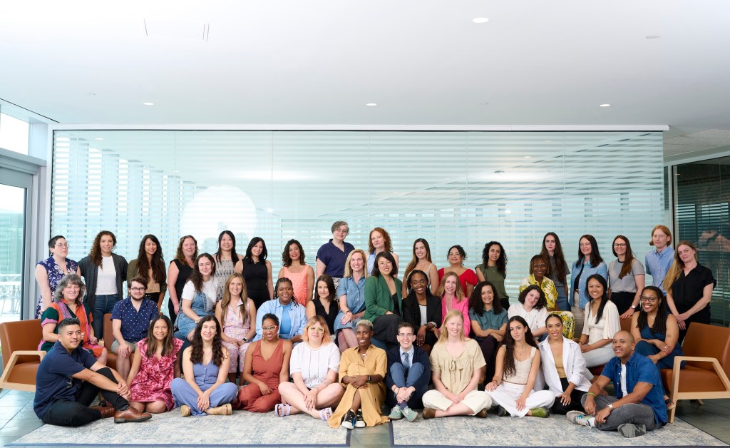 Group photo of The 19th staff in June 2024