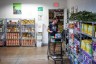 A customer shops at the Feeding South Florida food pantry.