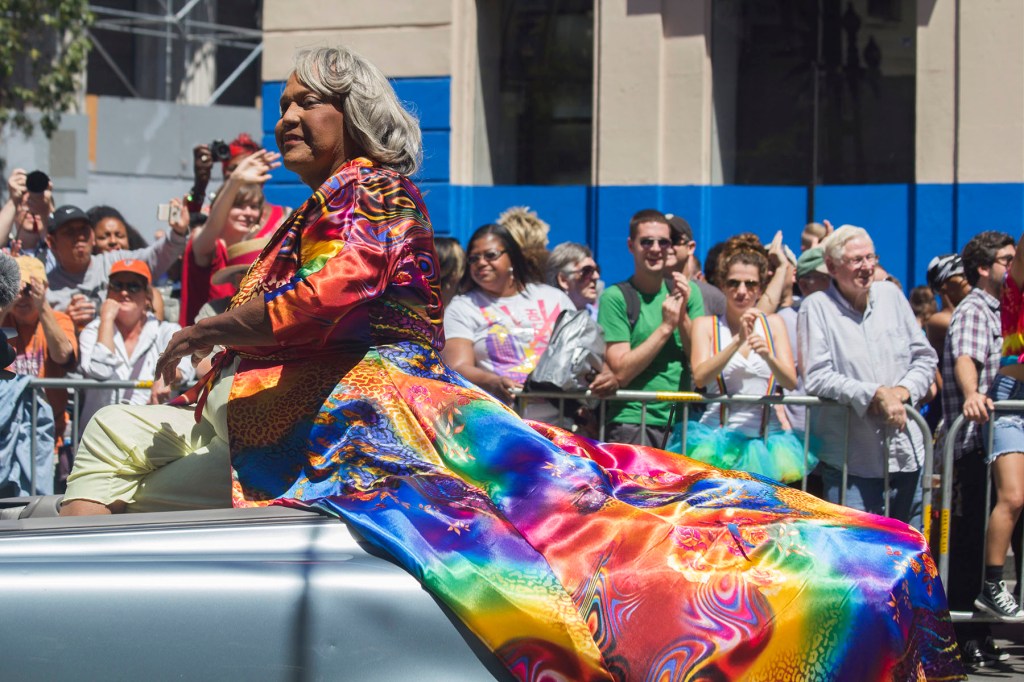 Miss Major Griffin-Gracy at San Francisco Pride in 2014.