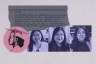 A collage shows a torn document listing professional degrees — including pharmacy, dentistry, veterinary medicine, law and medicine — layered above three purple-tinted headshots of smiling young women. On the left, an illustrated profile of a woman in a graduation cap appears inside a pink circle.