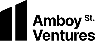 A black and white Amboy St. Ventures logo.