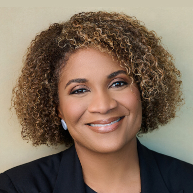 A headshot of a woman, Fatima Goss Graves.