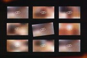 A dark, grainy illustration shows a grid of blurred rectangular images, each marked with a white crossed-out eye icon, suggesting nonconsensual images.