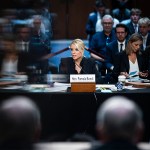 Attorney General Pam Bondi testifies during a hearing on Capitol Hill.