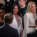 Secretary of Labor Lori Chavez-DeRemer arrives to the chambers of the U.S. House of Representatives.