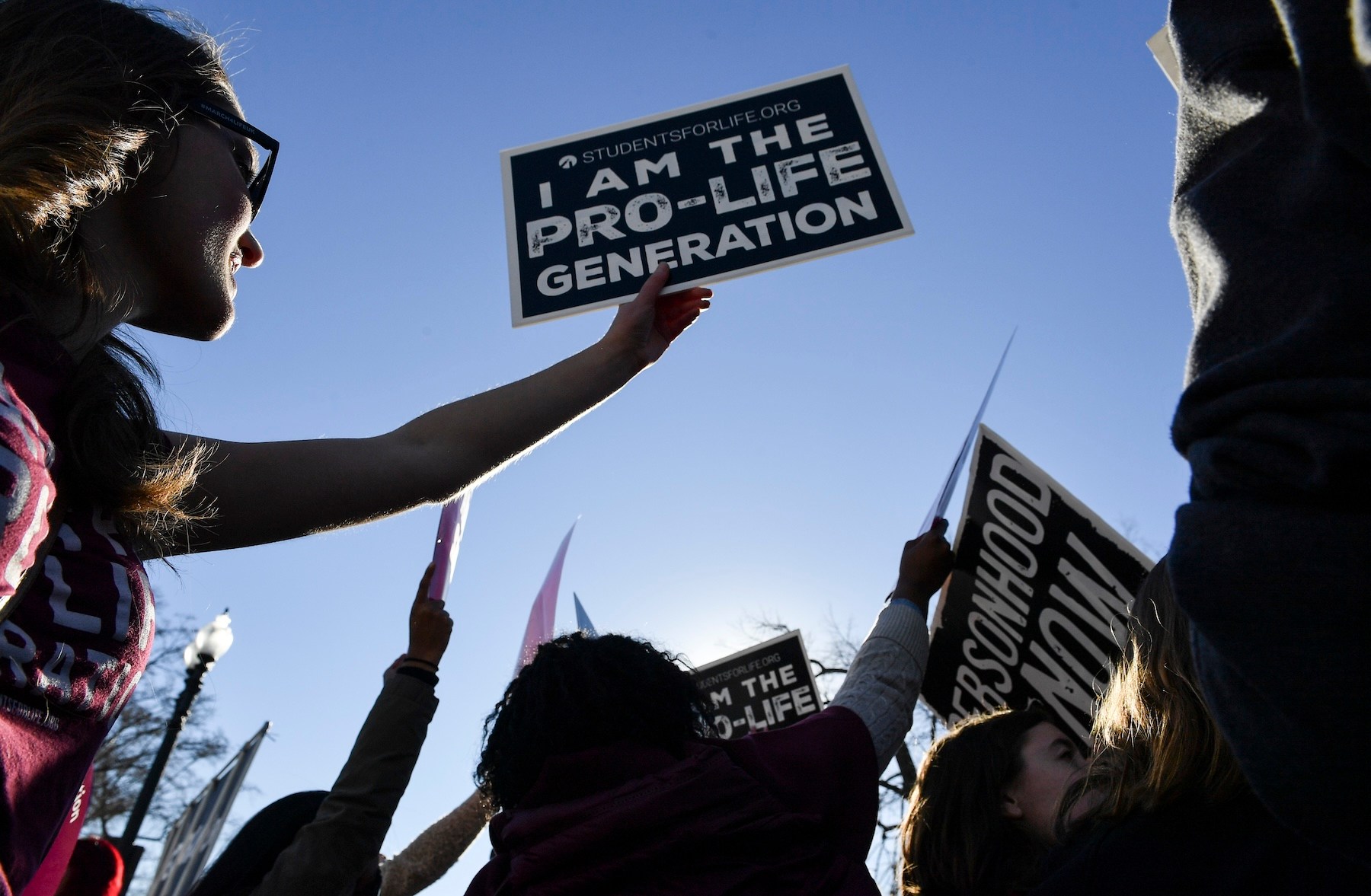 Anti-abortion protesters