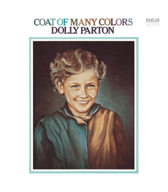 Album cover for Coat of Many Colors, featuring a child
