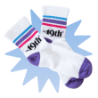 Multi-color socks with 